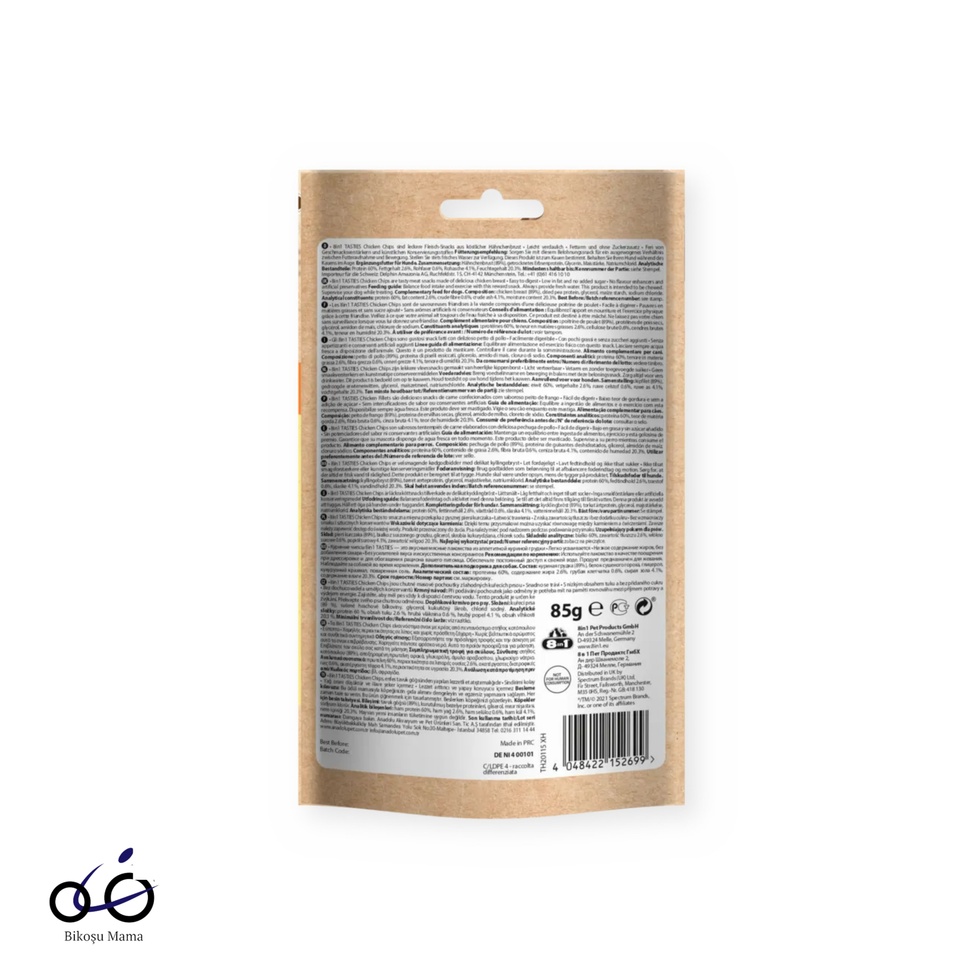 Tasties Tavuk Cipsi Köpek Ödülü 85gr