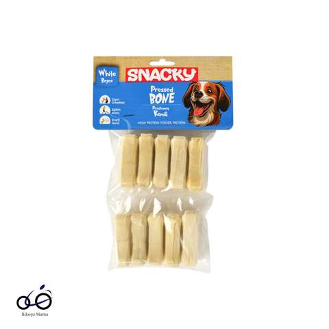 Beyaz Köpek Çiğneme Kemiği 5cm 10’lu 110gr