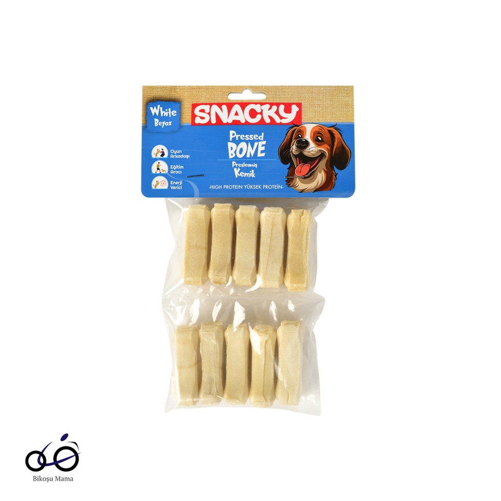 Beyaz Köpek Çiğneme Kemiği 5cm 10’lu 110gr
