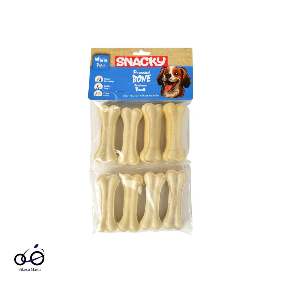 Beyaz Köpek Çiğneme Kemiği 7,5cm 8’li 180gr