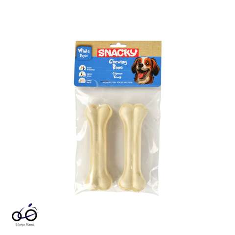 Beyaz Köpek Çiğneme Kemiği 13cm 2’li 95gr
