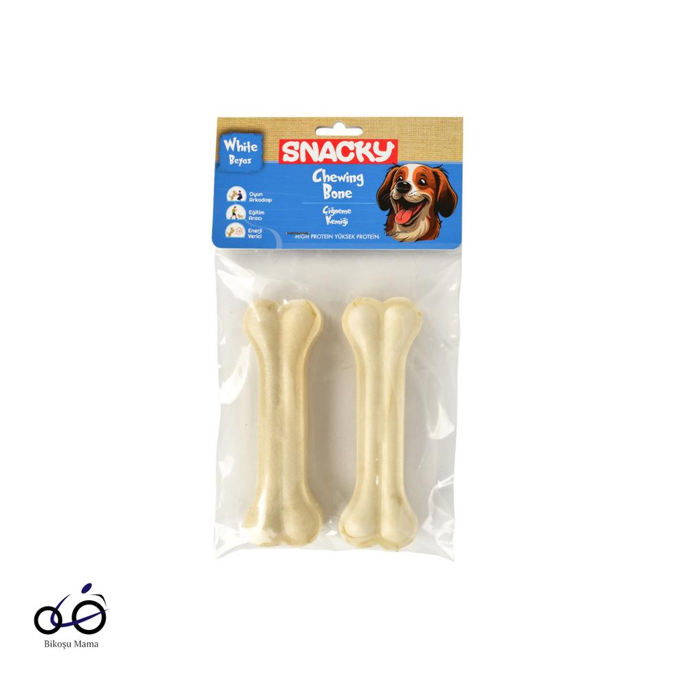 Beyaz Köpek Çiğneme Kemiği 13cm 2’li 95gr