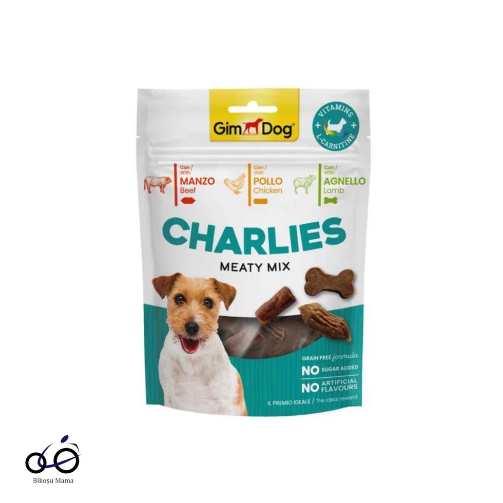Charlies Meaty Mix Sığır Etli Tavuklu ve Kuzu Etli Köpek Ödülü 70gr