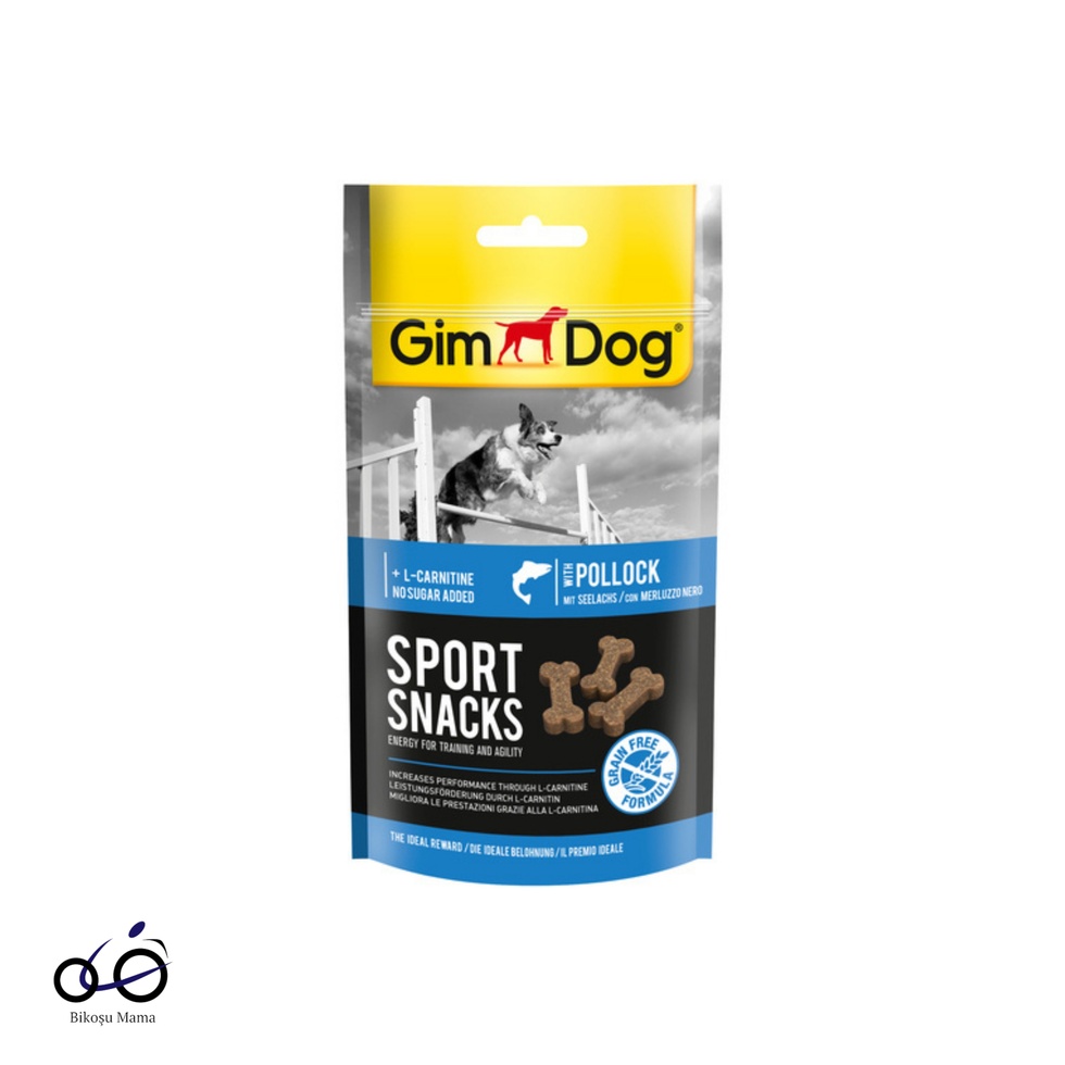 Sportsnacks L-Karnitinli Tahılsız Kömür Balıklı Köpek Ödülü 60gr