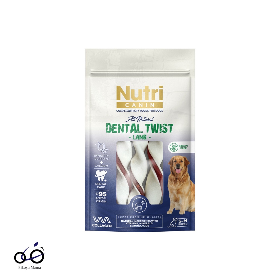 Canin Dental Kuzu Etli Kemik Köpek Ödülü 80gr
