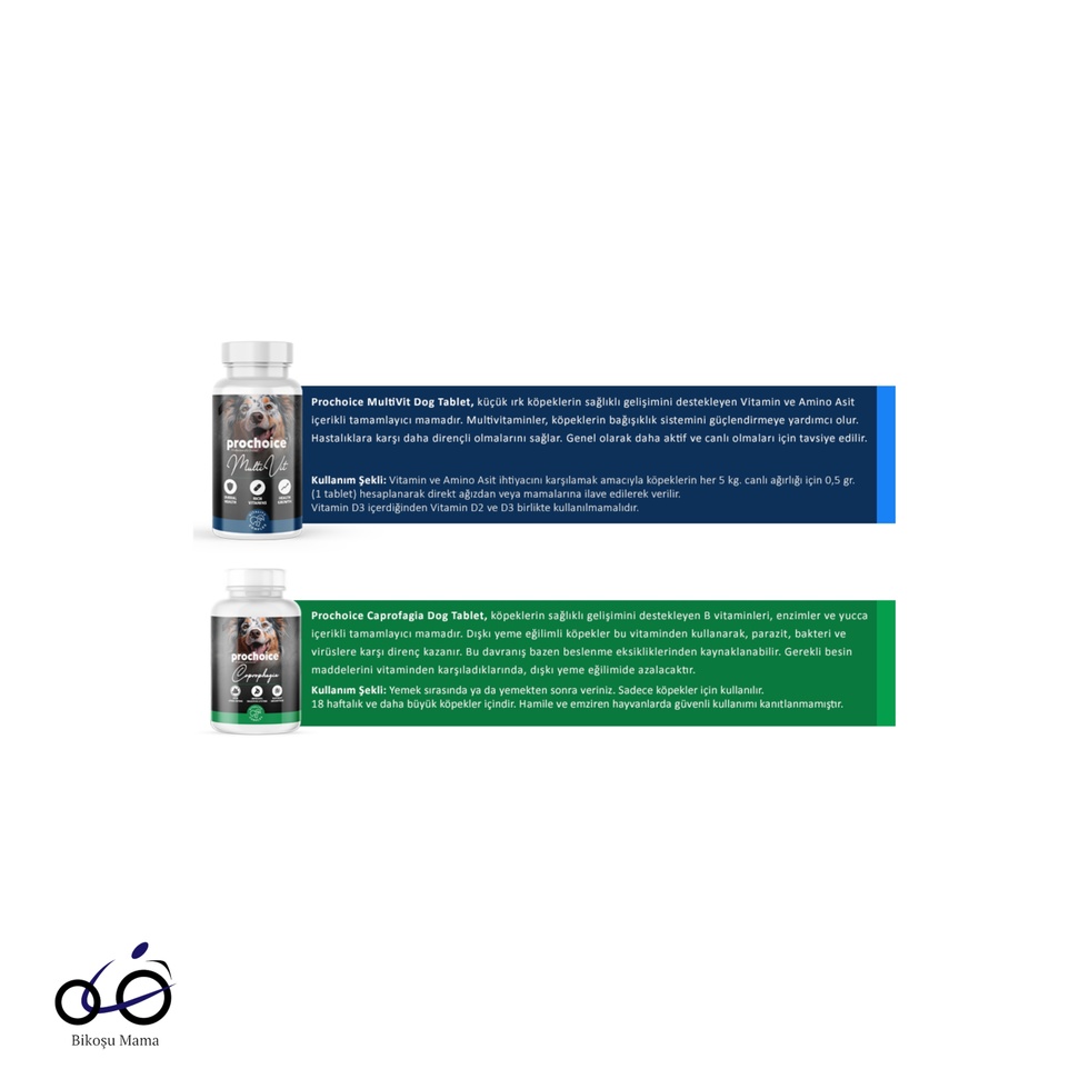 Köpekler İçin Dışkı Yeme Önleyici Vitamin 60 Tablet