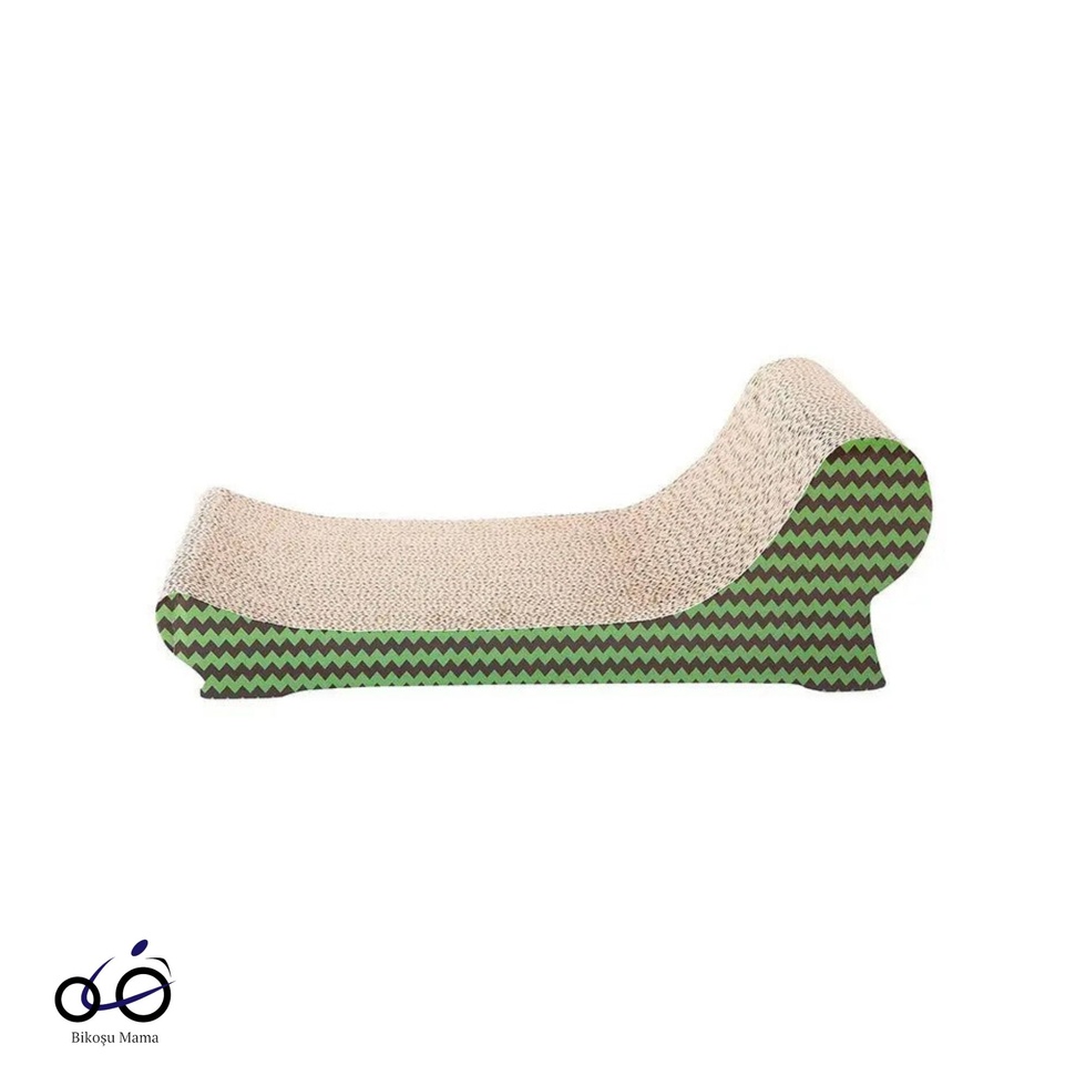 Karton Şezlong Şeklinde Kedi Tırmalaması