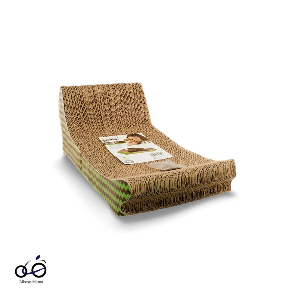 Karton Şezlong Şeklinde Kedi Tırmalaması