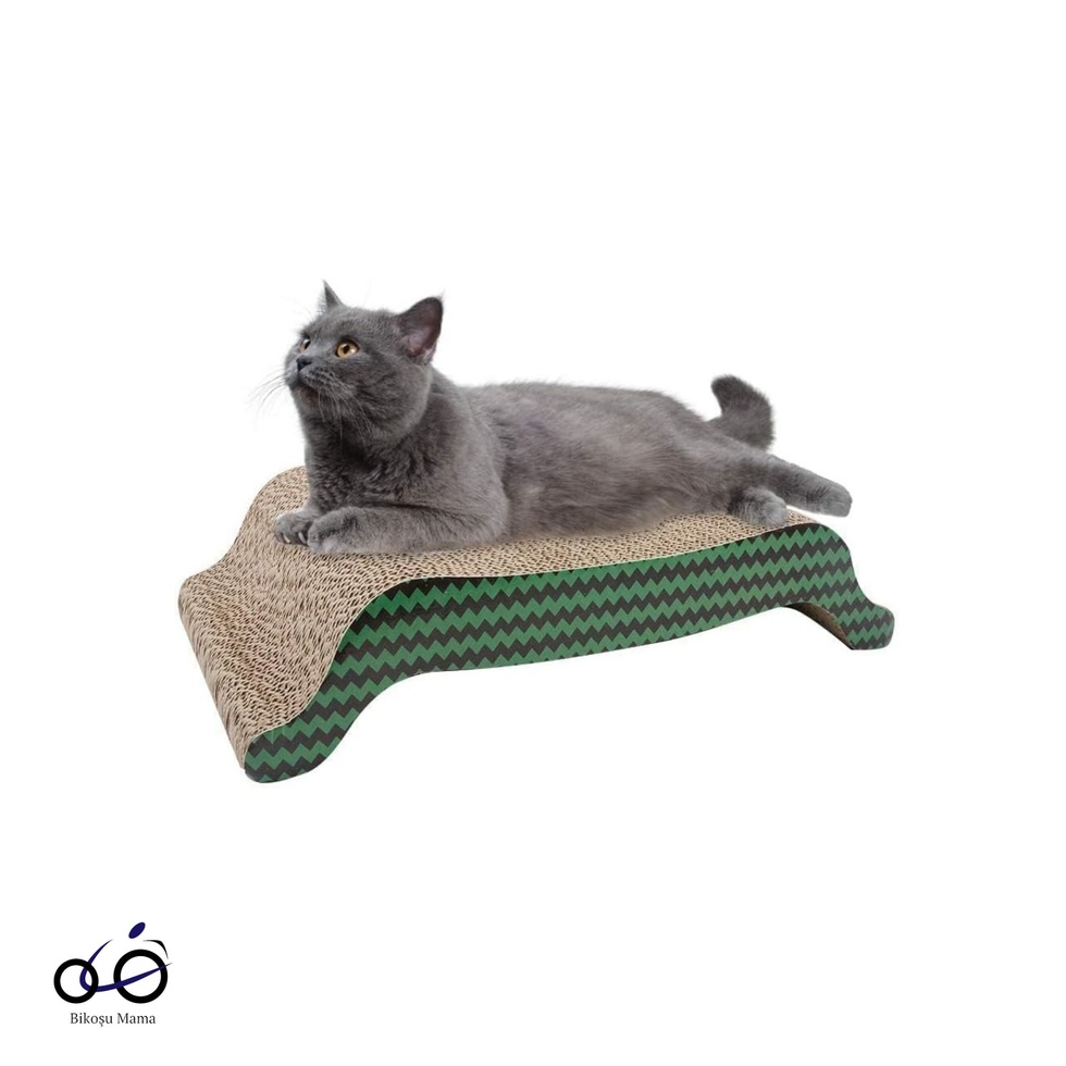Karton Yatak Şeklinde Kedi Tırmalaması