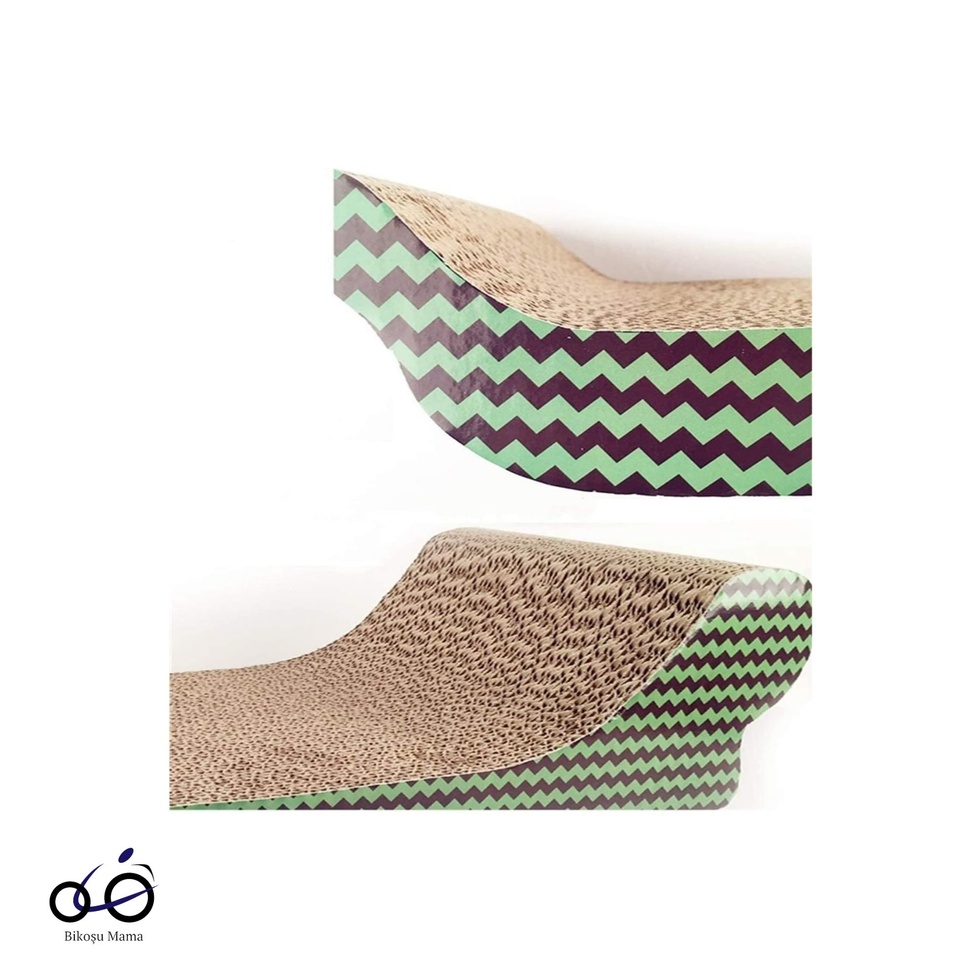 Karton Yatak Şeklinde Kedi Tırmalaması