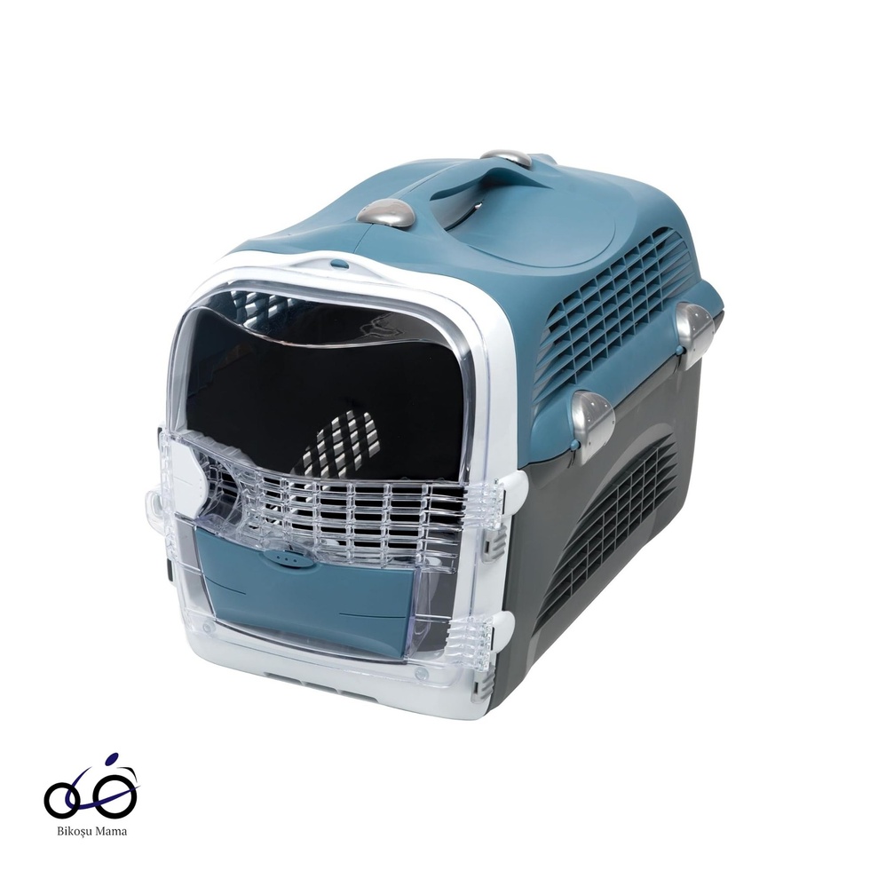 Cabrio Kedi Taşıma Kabı Mavi/Gri