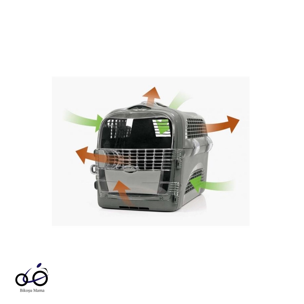 Cabrio Kedi Taşıma Kabı Mavi/Gri
