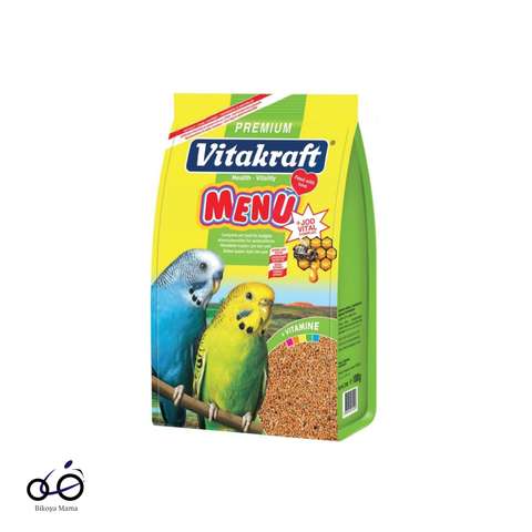 Menu Premium + Jod Vital Muhabbet Kuşu Yemi 1kg