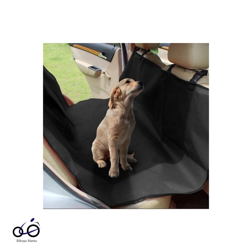 Kedi & Köpek İçin Araba Koltuk Örtüsü Siyah