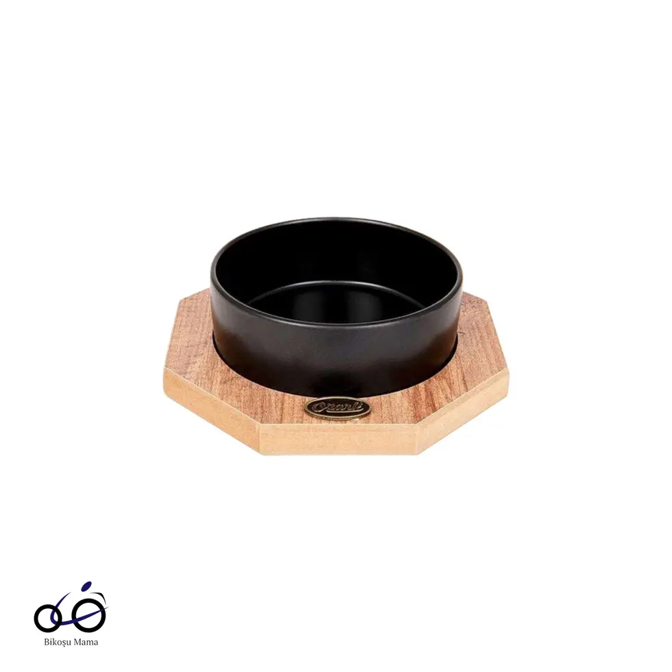 Sekizgen Seramik Mama ve Su Kabı 400ml