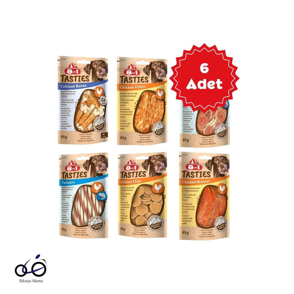 Tasties Karışık 6 Çeşit Köpek Ödülü 85grX6 Adet