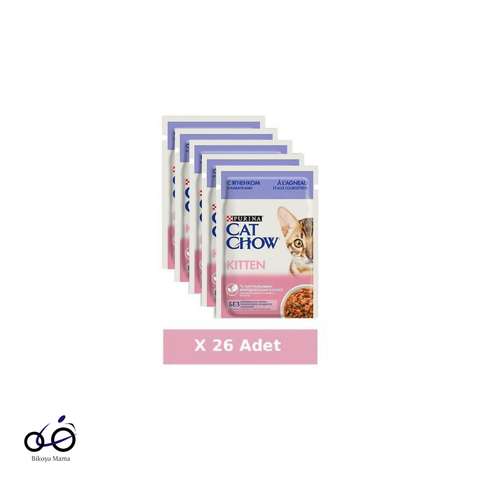 Kitten Kuzu Etli ve Kabaklı Yavru Kedi Konservesi 26X85gr