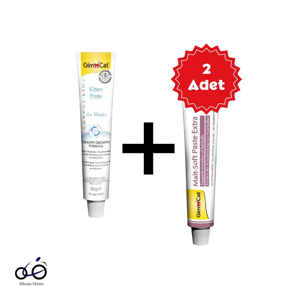 Anti-hairball Malt 100gr + Kitten Paste Kalsiyum Yavru Kedi Vitamin Macunu 50gr