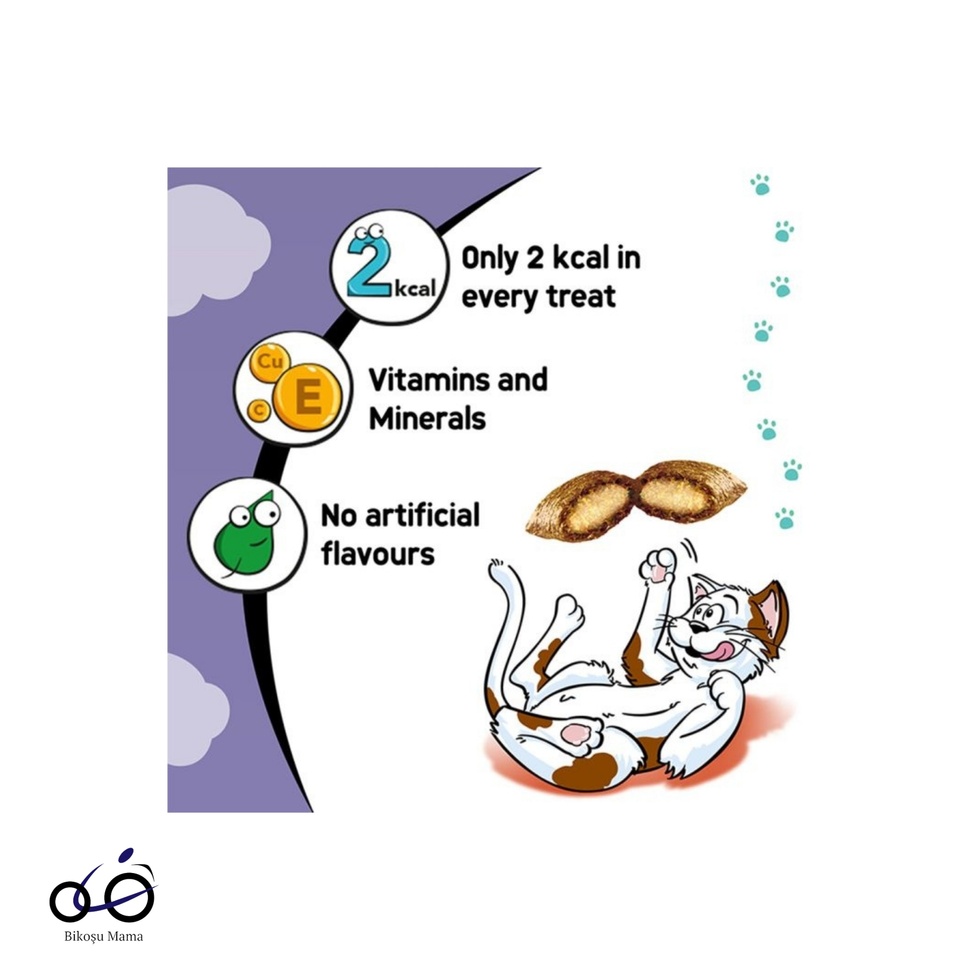 İç Dolgulu Ördekli Kedi Ödül Bisküvisi 12x60gr