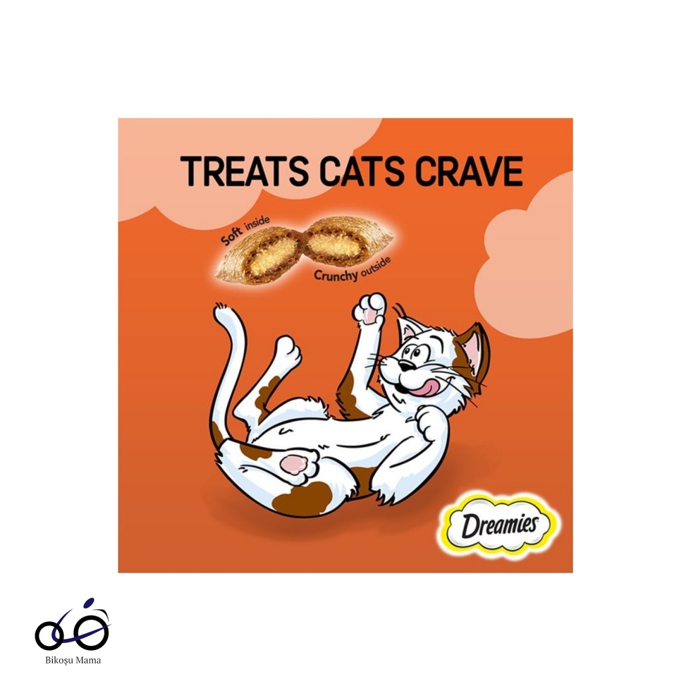 İç Dolgulu Tavuklu Kedi Ödül Bisküvisi 12x60gr