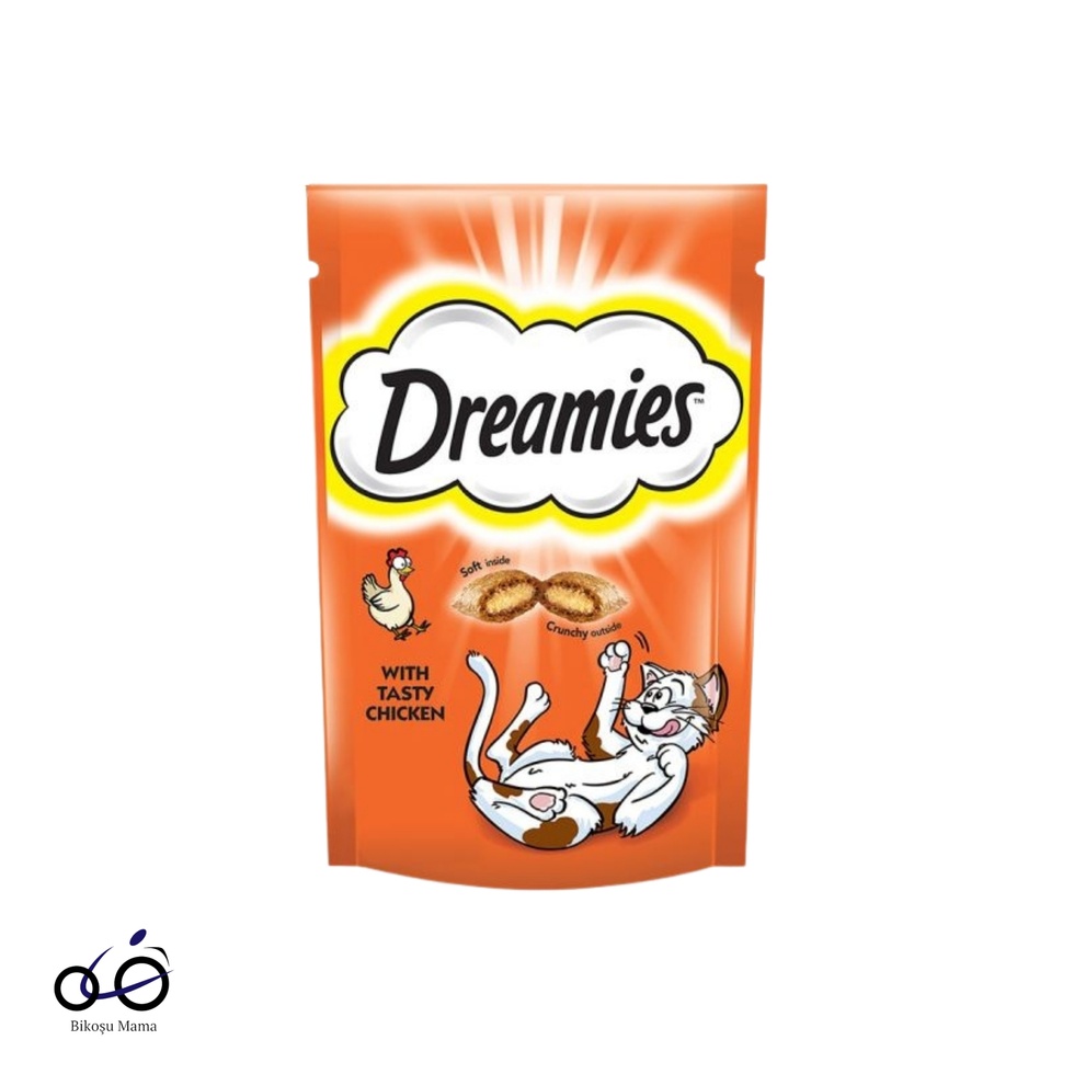 İç Dolgulu Tavuklu Kedi Ödül Bisküvisi 12x60gr