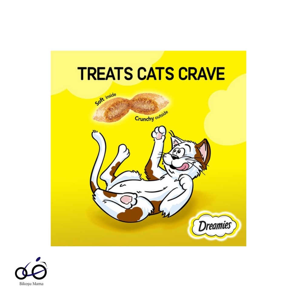 Mix İç Dolgulu Sığır Etli ve Peynirli Kedi Ödül Bisküvisi 12x60gr