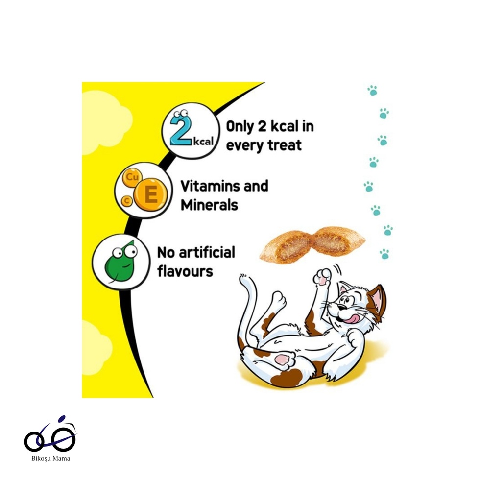 İç Dolgulu Peynirli Kedi Ödül Bisküvisi 12x60gr