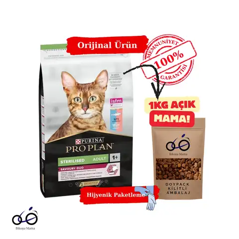 Morina ve Okyanus Balıklı Kısırlaştırılmış Kedi Maması 1kg (AÇIK MAMA)