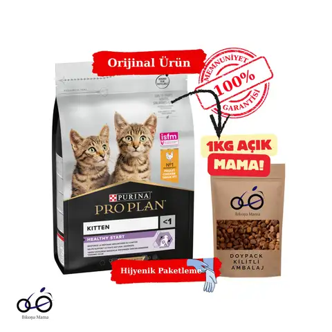 Tavuklu ve Pirinçli Yavru Kedi Maması 1kg (AÇIK MAMA)