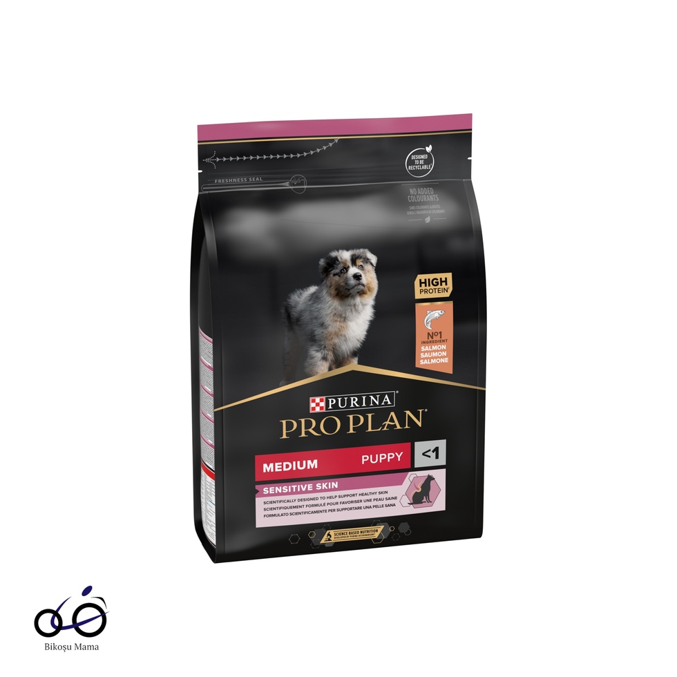 Medium Sensitive Skin Somonlu Orta Irk Yavru Köpek Maması 1kg (AÇIK MAMA)