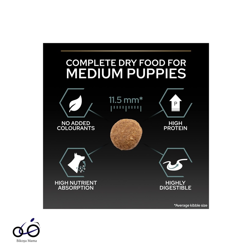 Medium Sensitive Digestion Kuzulu ve Pirinçli Orta Irk Yavru Köpek Maması 1kg (AÇIK MAMA)