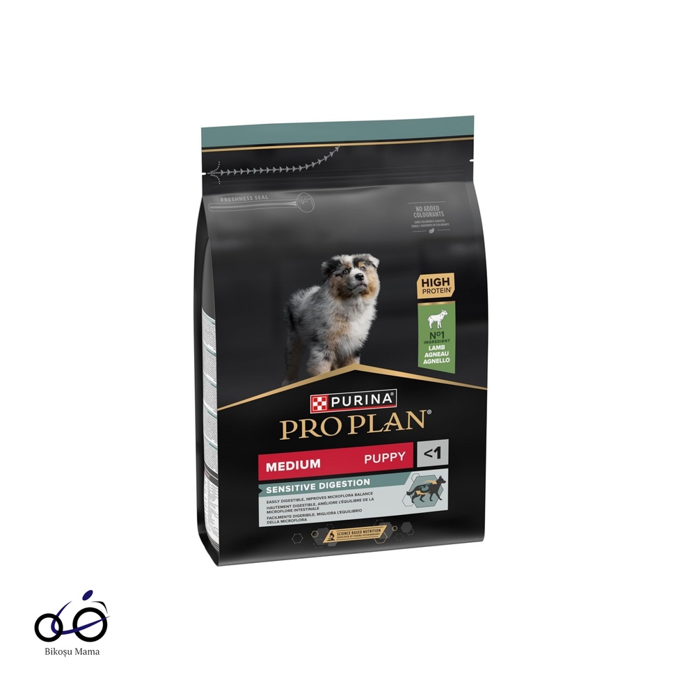 Medium Sensitive Digestion Kuzulu ve Pirinçli Orta Irk Yavru Köpek Maması 1kg (AÇIK MAMA)