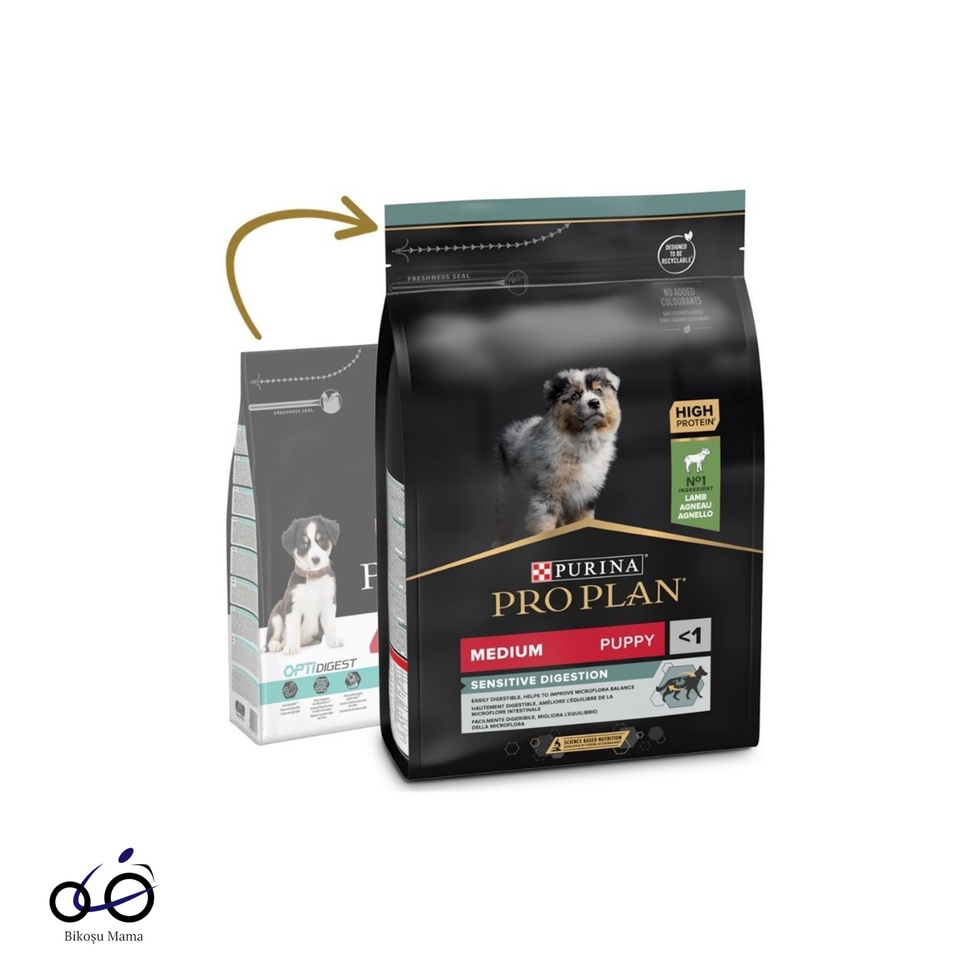 Medium Sensitive Digestion Kuzulu ve Pirinçli Orta Irk Yavru Köpek Maması 1kg (AÇIK MAMA)