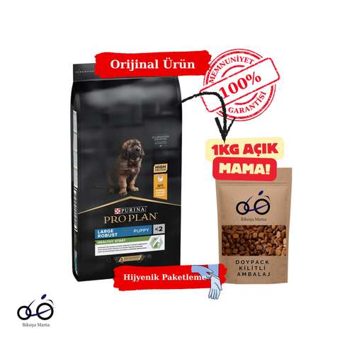 Large Robust Tavuklu Büyük Irk Hamile ve Yavru Köpek Maması 1kg (AÇIK MAMA)