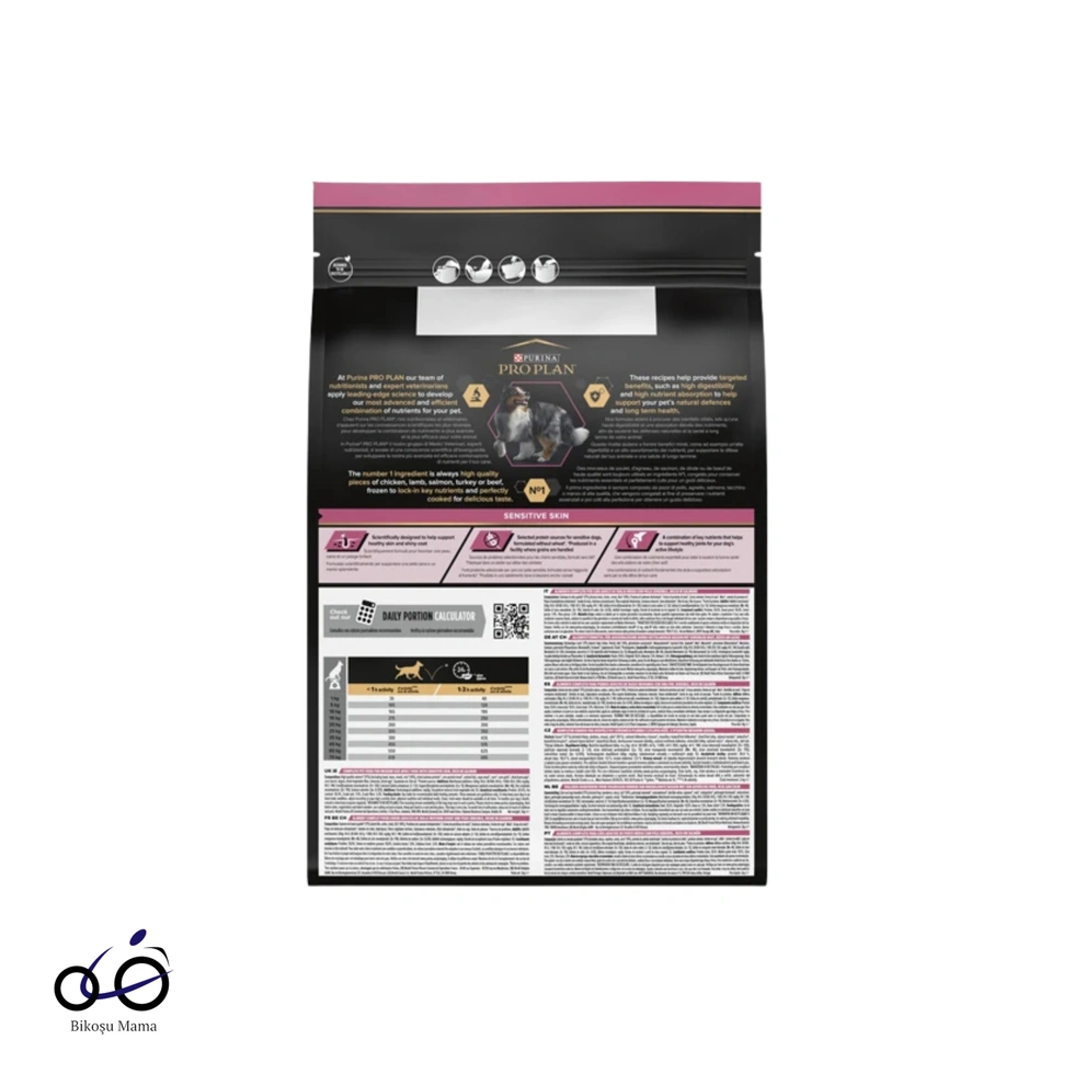 Medium Sensitive Skin Somonlu ve Pirinçli Yetişkin Orta Irk Köpek Maması 1kg (AÇIK MAMA)