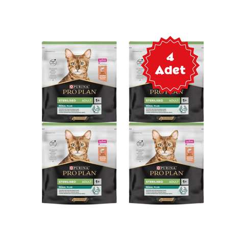 Somonlu Kısırlaştırılmış Kedi Maması 400grX4 Adet