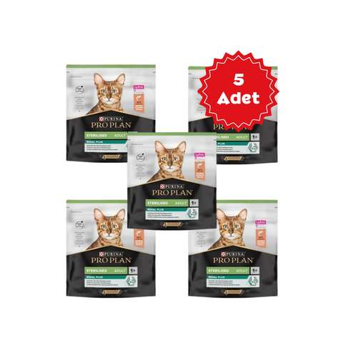 Somonlu Kısırlaştırılmış Kedi Maması 400grX5 Adet