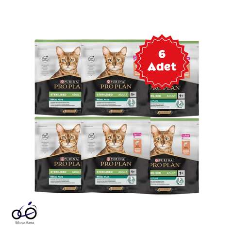 Somonlu Kısırlaştırılmış Kedi Maması 400grX6 Adet