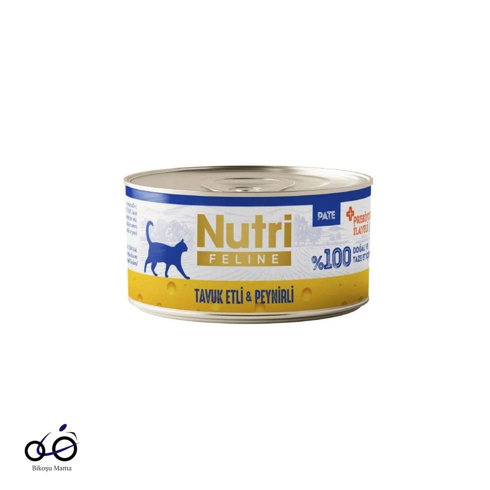 Feline Tavuk Etli ve Peynirli Tahılsız Kedi Konservesi 70gr