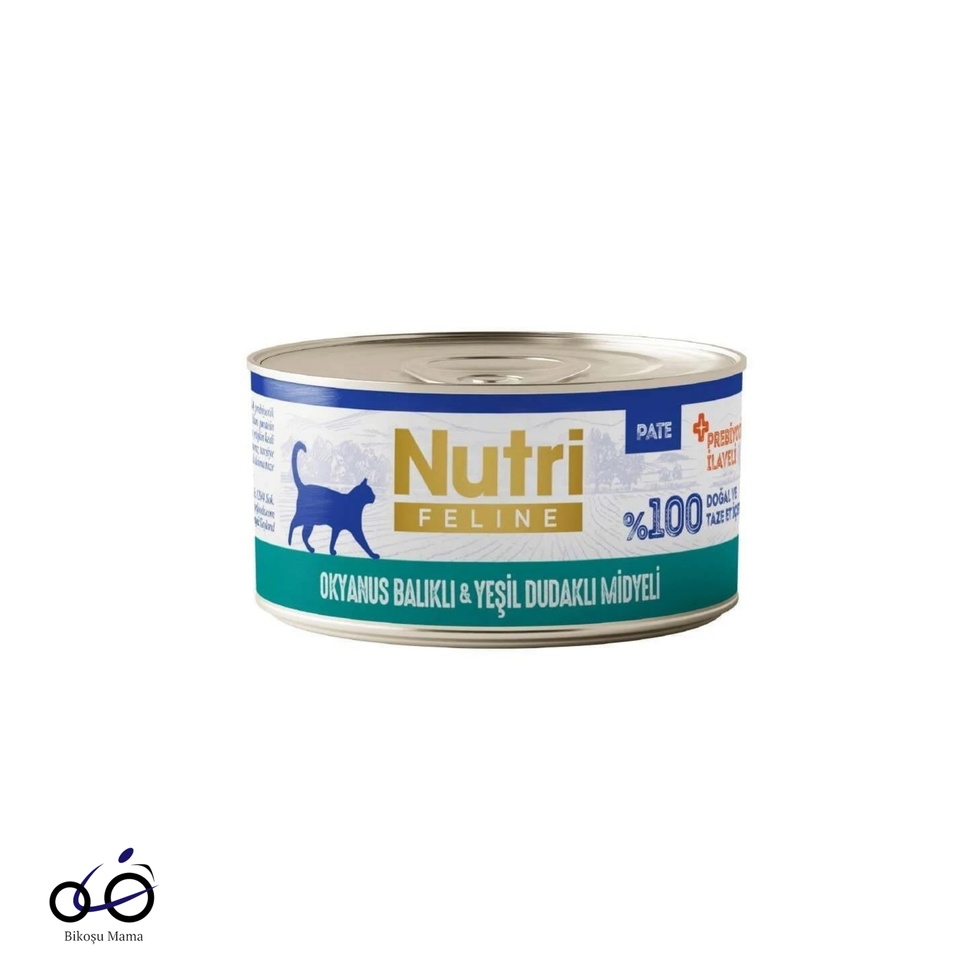 Feline Balıklı ve Midyeli Tahılsız Kedi Konservesi 70gr