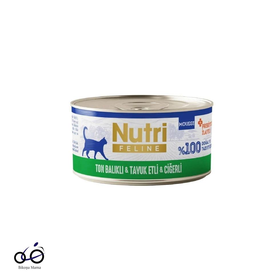 Feline Ton Balıklı Ciğerli Mousse Kedi Konservesi 70gr