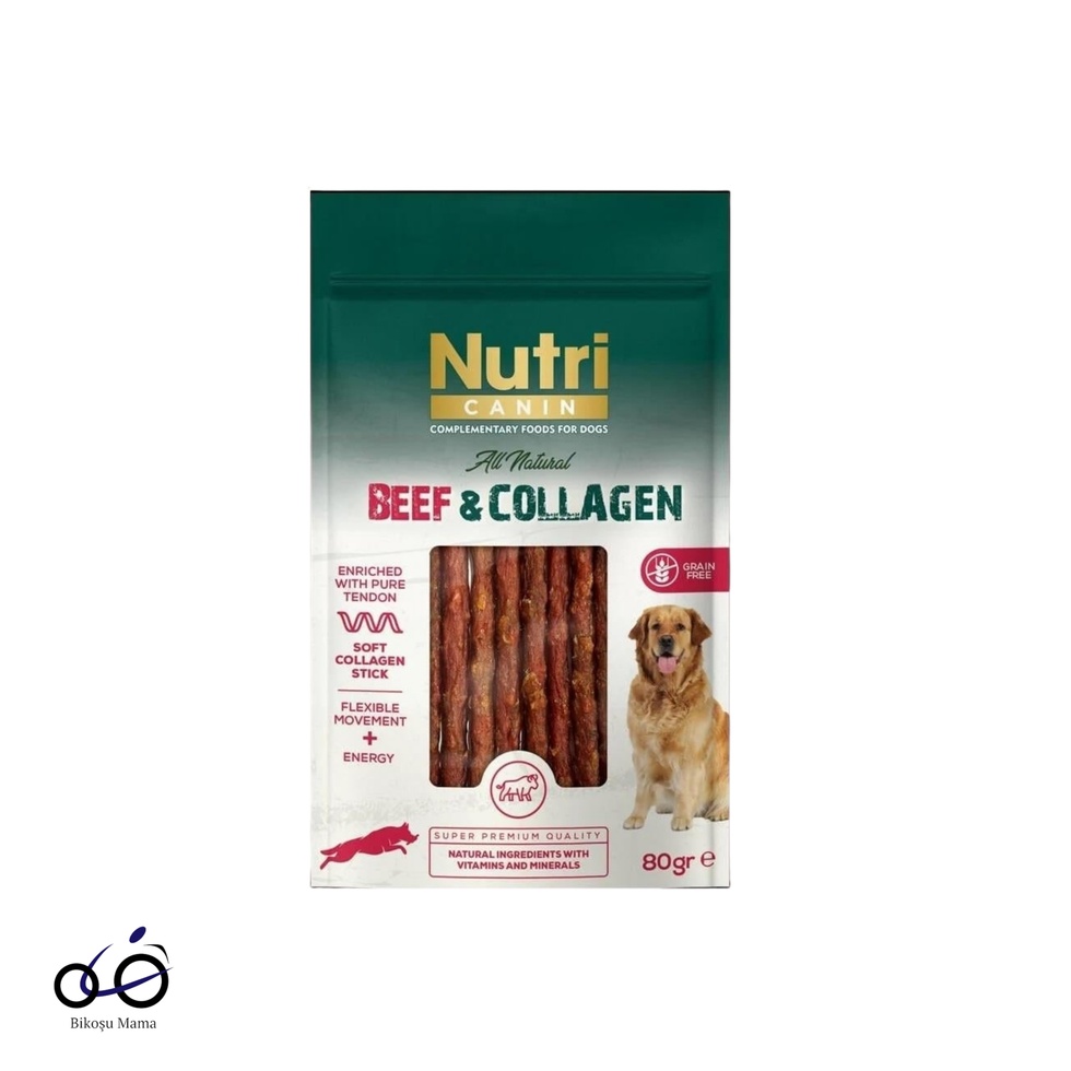 Nutri Canin Biftekli Kolajenli Tahılsız Et Köpek Ödülü 80gr