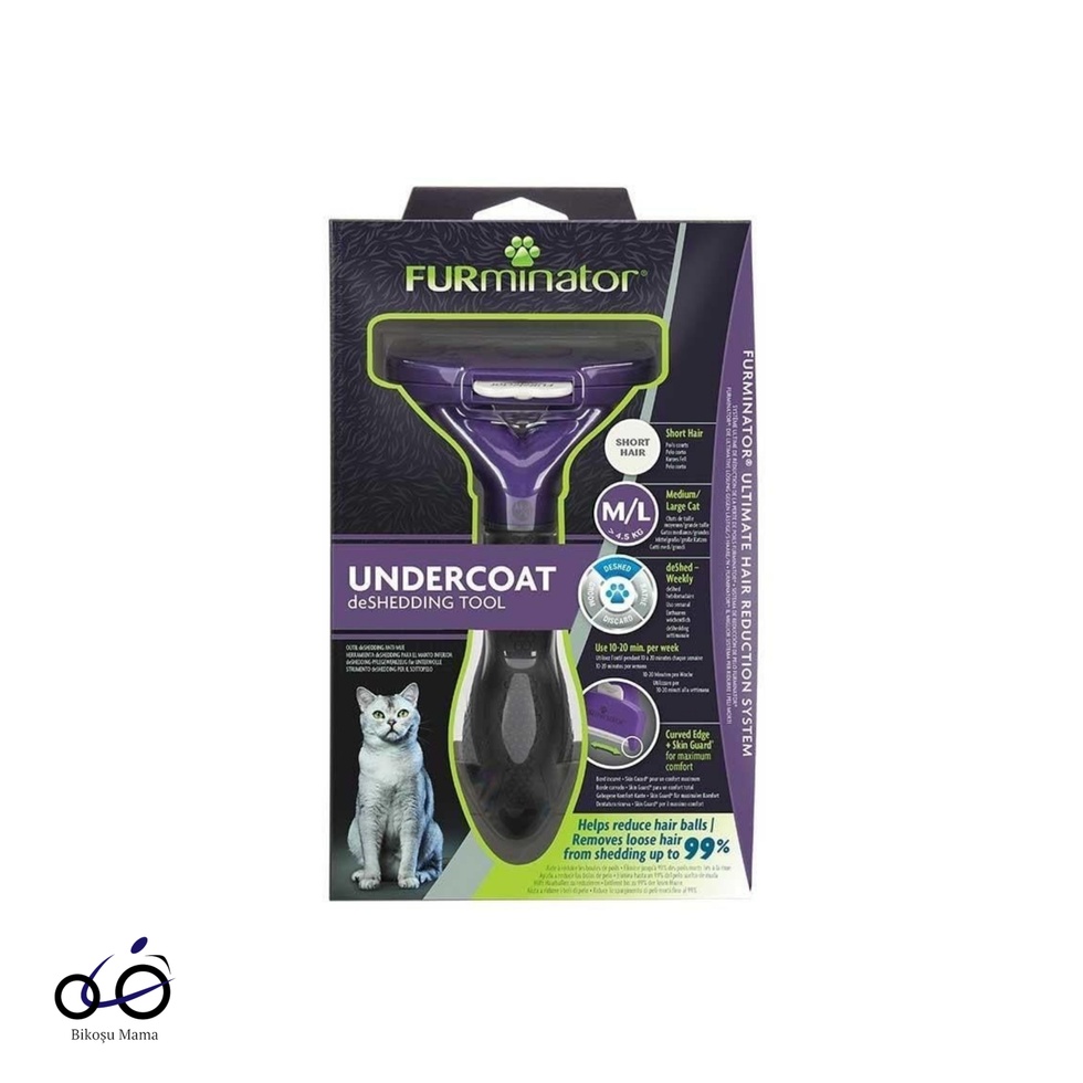 Kedi Tarağı - Kısa Tüylü Kediler için - L