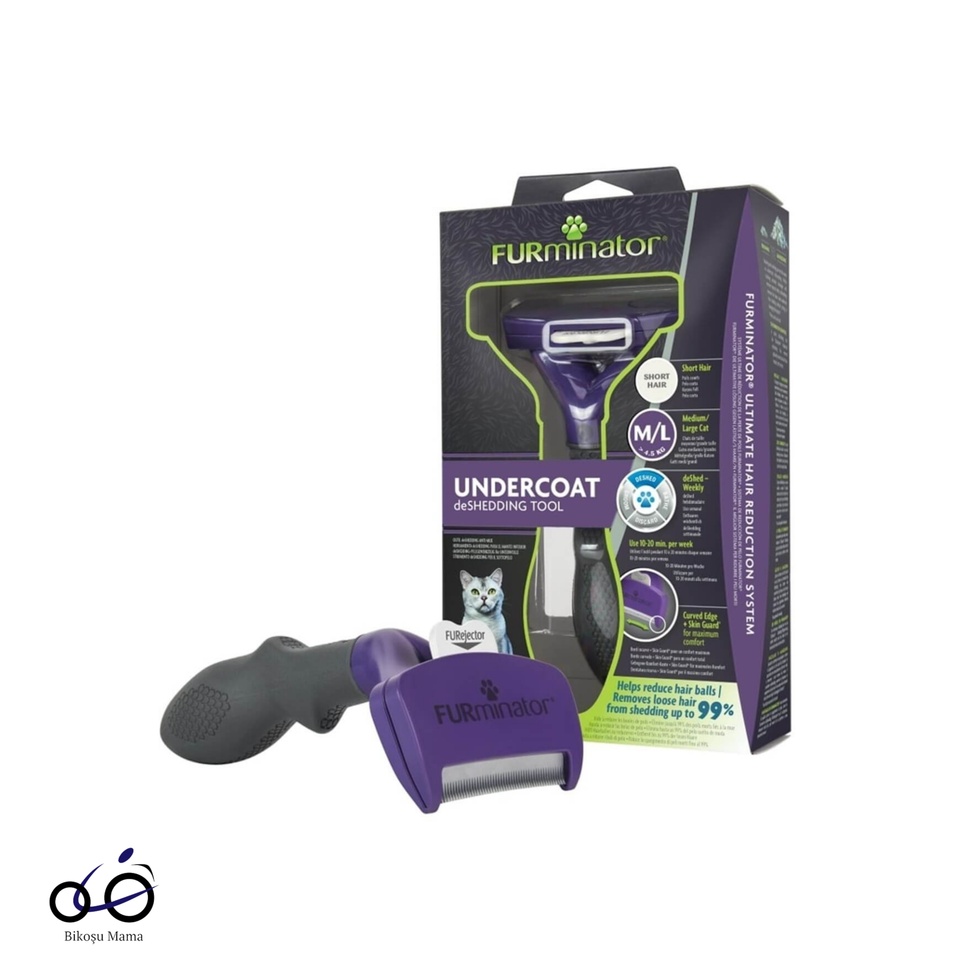 Kedi Tarağı - Kısa Tüylü Kediler için - L