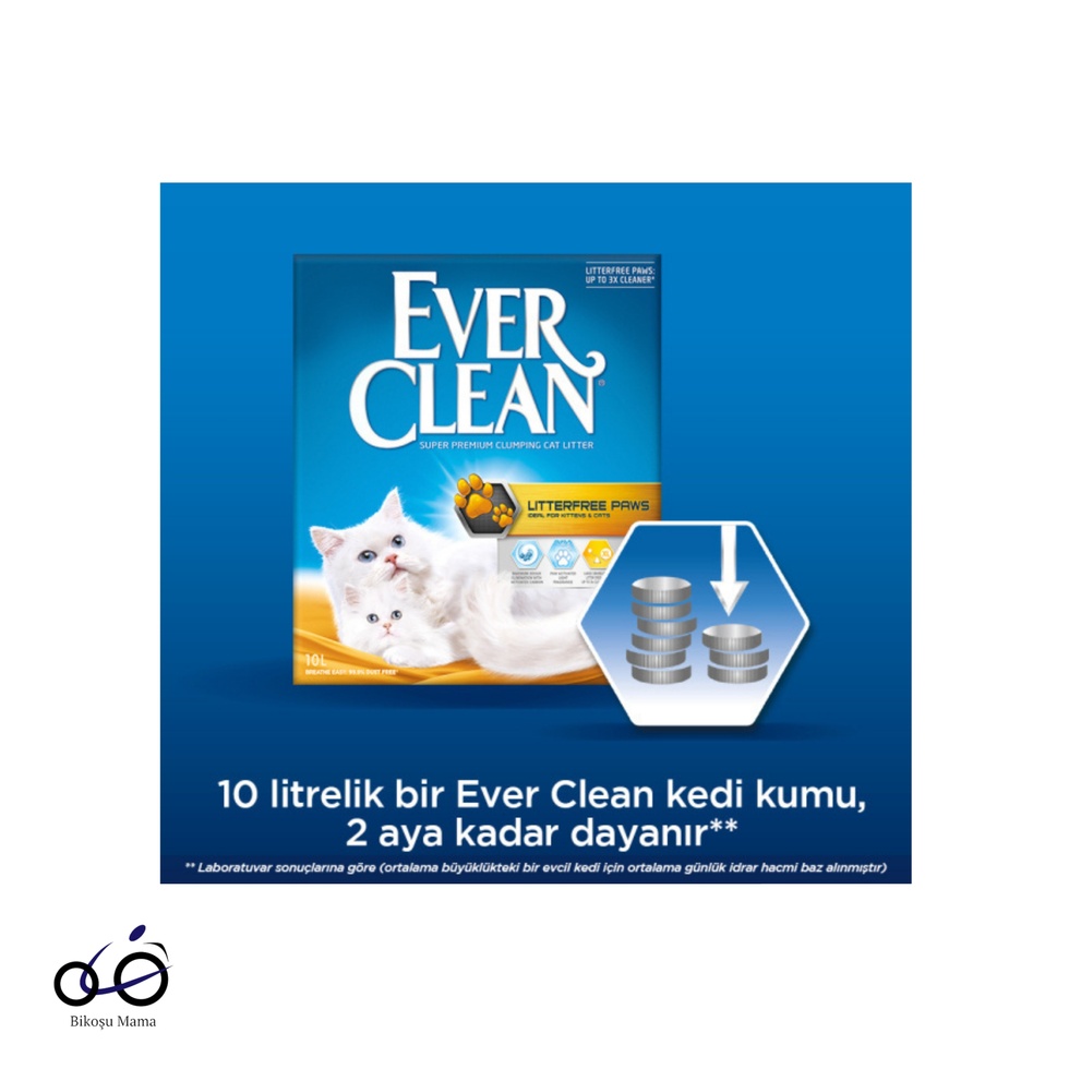 Litterfree Paws Patilere Yapışmayan Topaklanan Kedi Kumu 10L