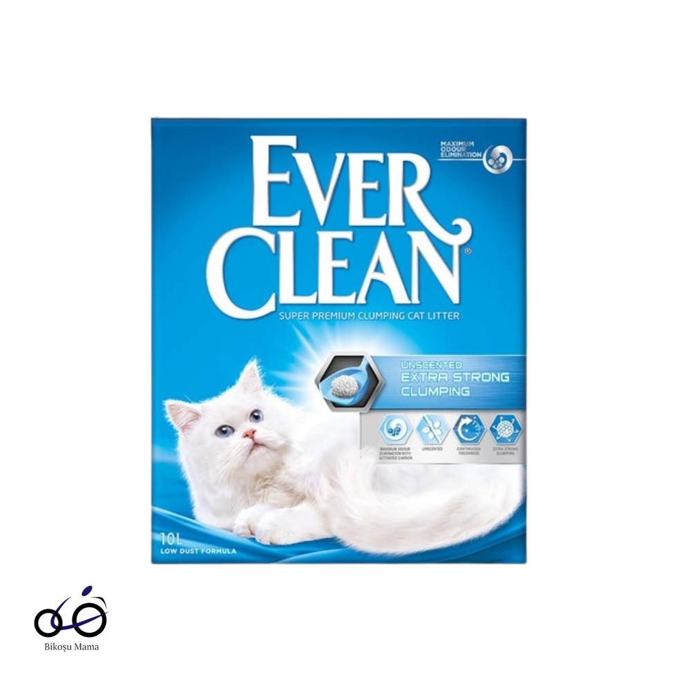 Extra Strength Ekstra Güçlü Kokusuz Topaklanan Kedi Kumu 10L