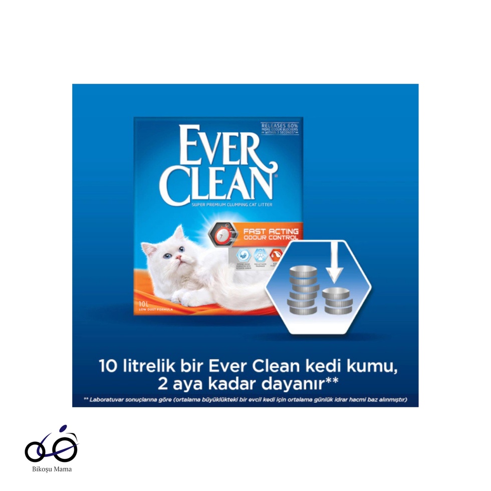 Fast Acting Doğal Bitki Özlü Hızlı Topaklanan Kedi Kumu 10L