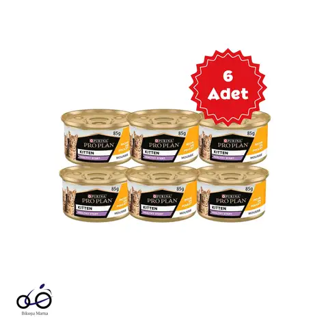 Kitten Tavuklu Yavru Kedi Konservesi 6x85gr