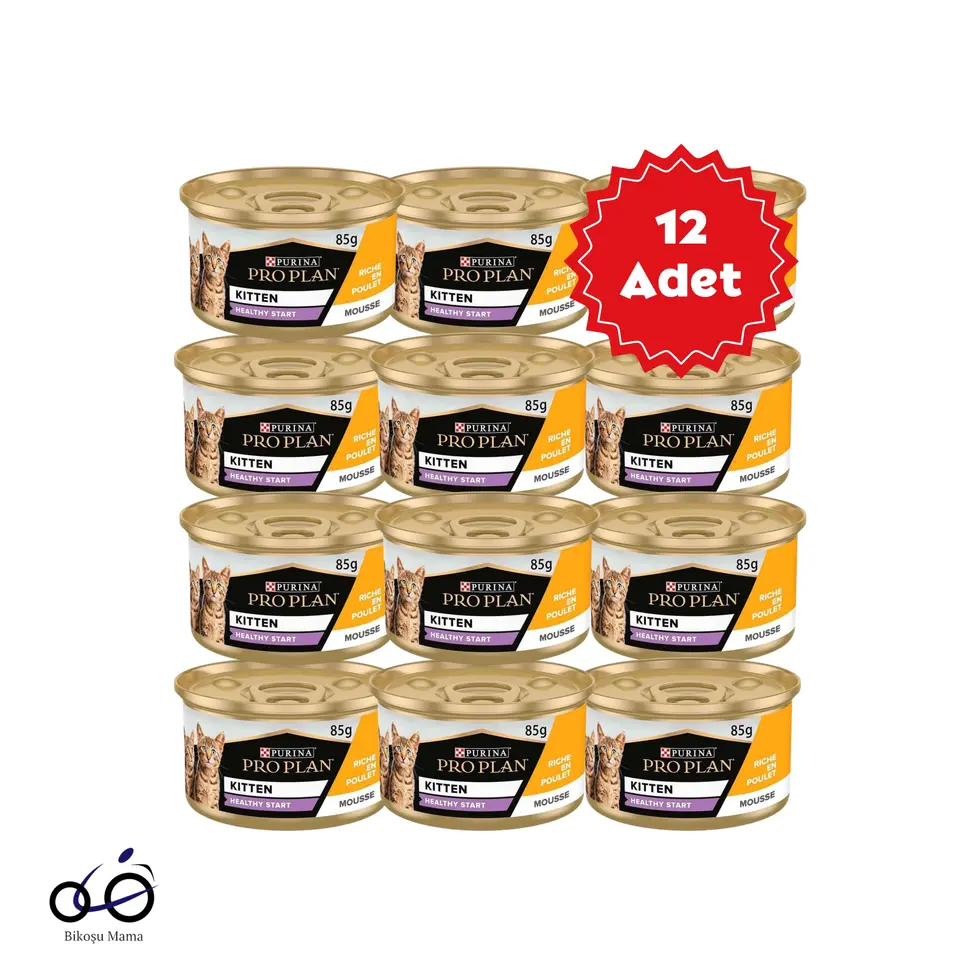 Kitten Tavuklu Yavru Kedi Konservesi 12x85gr