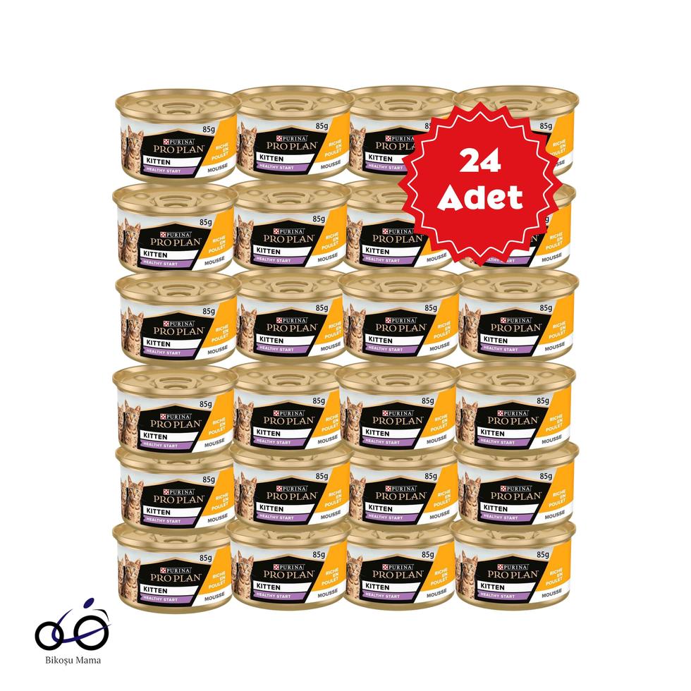 Kitten Tavuklu Yavru Kedi Konservesi 24x85gr